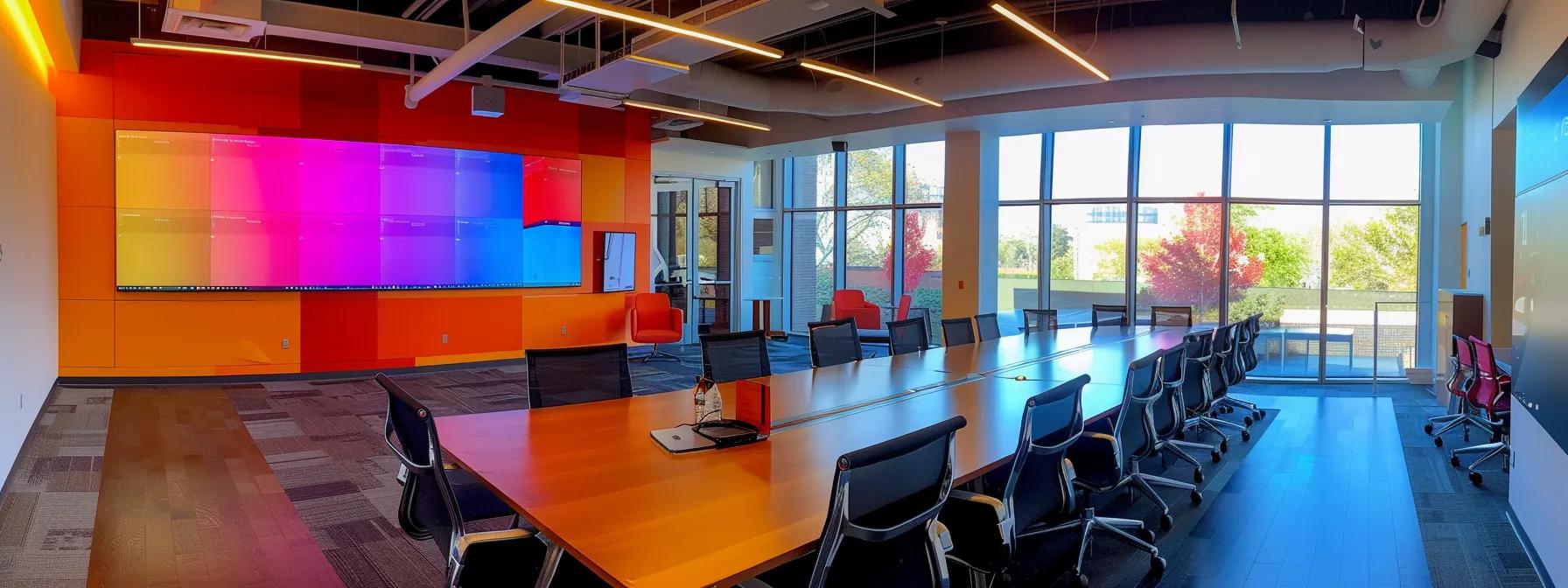 a sleek, modern office space is filled with diverse executives engaged in dynamic discussions around a large table, while colorful visual aids of coaching progress and performance metrics adorn the walls, emphasizing the personalized strategies of tailored coaching programs. a sleek, modern office space is filled with diverse executives engaged in dynamic discussions around a large table, while colorful visual aids of coaching progress and performance metrics adorn the walls, emphasizing the personalized strategies of tailored coaching programs.