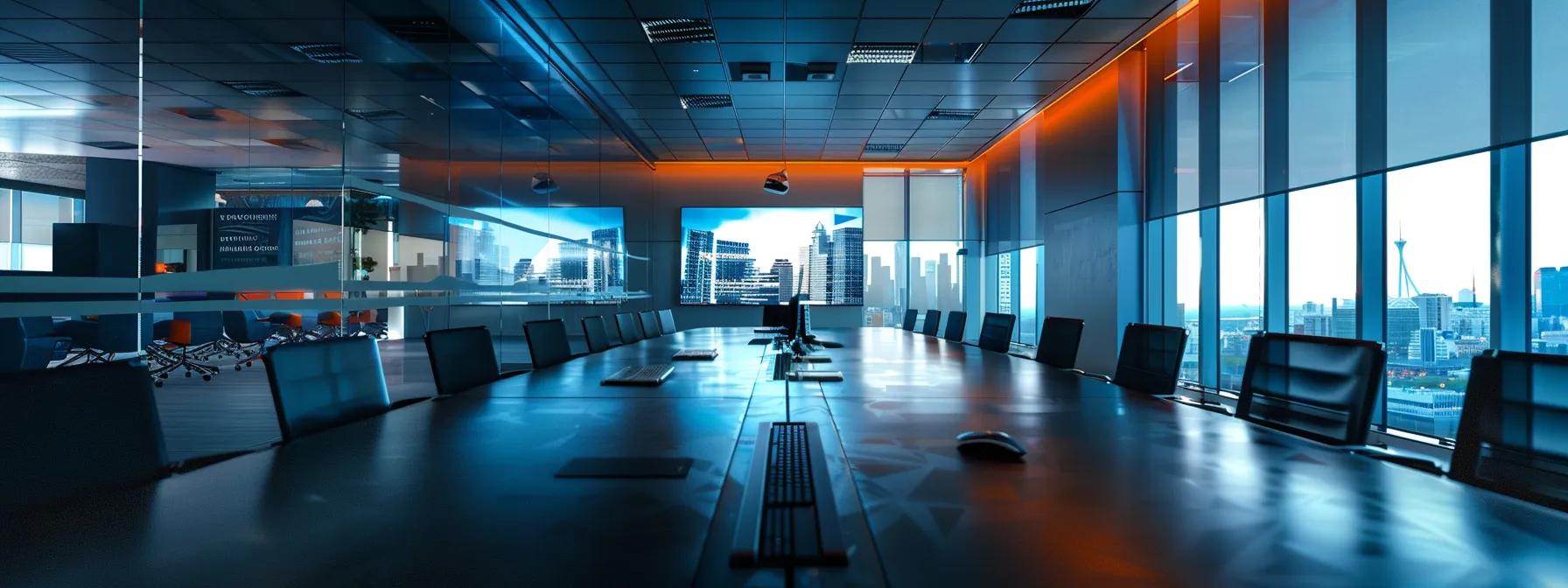 a dynamic corporate training session unfolds in a sleek, modern conference room, where leaders actively engage in scenario-based simulations around a large, oval table, reflecting intense strategic discussions and collaborative problem-solving under pressure. a dynamic corporate training session unfolds in a sleek, modern conference room, where leaders actively engage in scenario-based simulations around a large, oval table, reflecting intense strategic discussions and collaborative problem-solving under pressure.